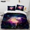 Unicorn Cute Cartoon Comforter Bedding Set,Duvet Cover Bed Set Quilt Cover Pillowcase,Queen Bedding Set For Child Boy Girl Gift