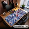 Large Mouse Pad Atletico Madrid FC Print Custom Name Text Desk Mat for Office Gaming