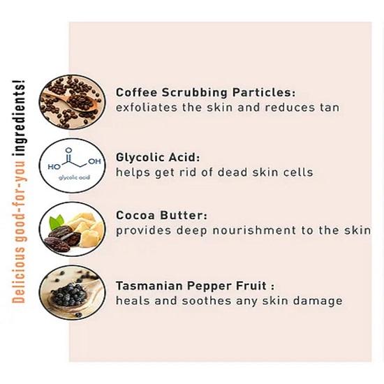 Sirona Exfoliating Coffee Back & Bum Scrub 100gm