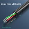 USB Male Female to 4pin Bare Wire Cable, Pigtail Cable 480Mbps USB2.0 Power Data Cable Pigtail Cable