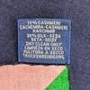 Excellent HERMES scarf GEANT ENCADRE Dark navy cashmere Women Used