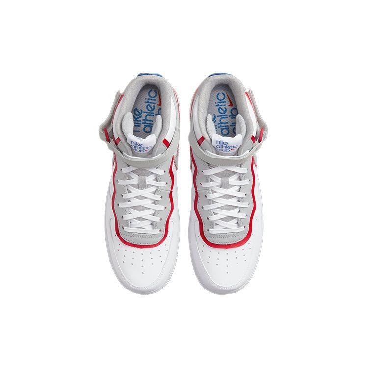 Nike Air Force 1 Mid 07 LV8 Athletic Club Men Sneakers White Gym-Red Light-Smoke-Grey DH7451-100