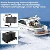 WF-For Boat Compatible Group 27 Battery Tray, For Automotive, Marine, Rv, Series With Strap Battery Mounting System