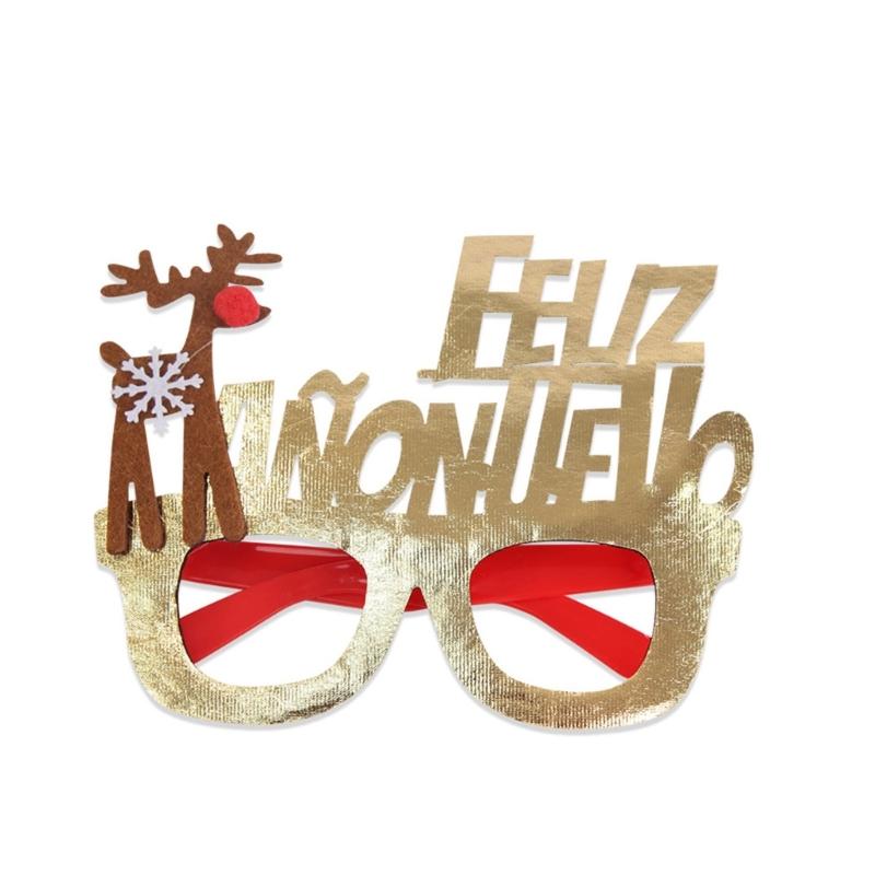 2026 Christmas Eyewear For Costumes Adults Kids Reusable Party Props Foldable Frame Costume Glasses