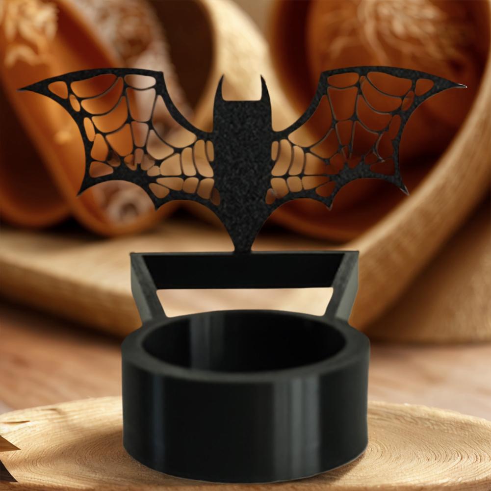 Halloween Halloween Candle Holder Funny Shadow Candle Stand Multi-Purpose Horror Candle Holder Atmosphere Arrangement Craft