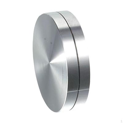 Drehteller-Lager-Gadget, Drehscheibe aus Aluminium für Glastisch, rotierender Präsentationsständer, Küche