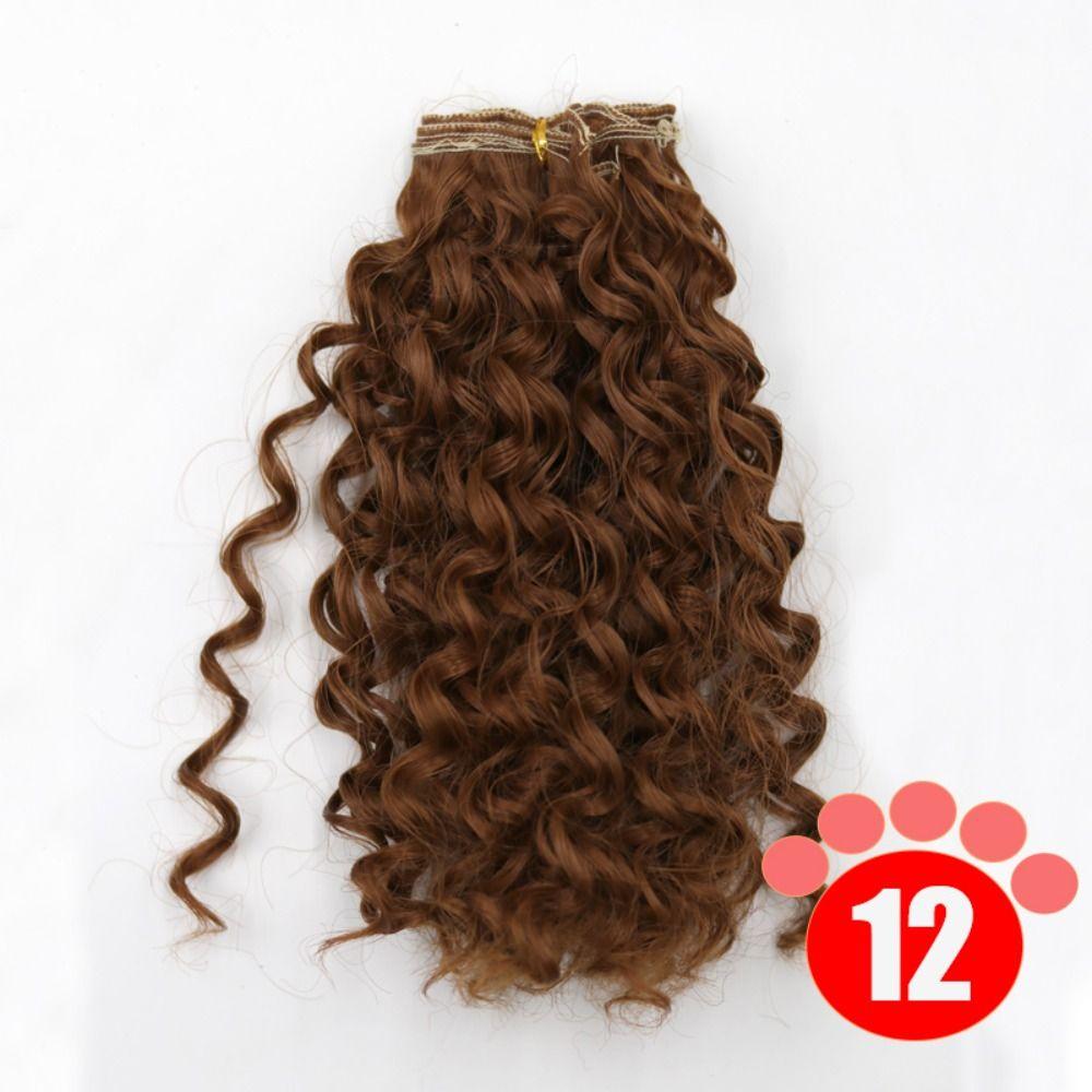 Natural Color Msiredoll Bjd Wig Curly Hair Blyth Doll Wigs Accessories Doll Accessories