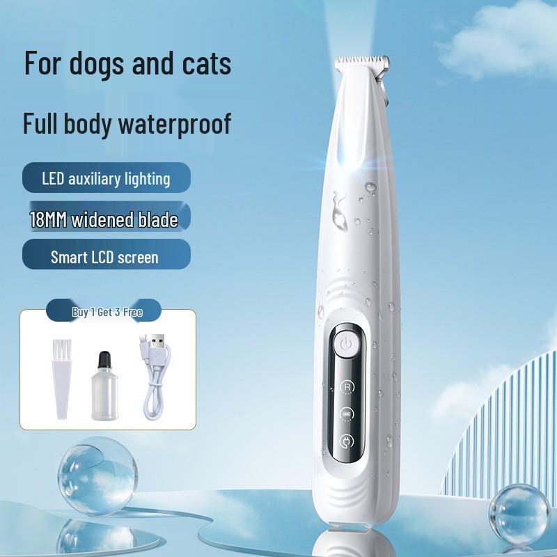 Electric Pet Paw Hair Trimmer for Cats and Dogs