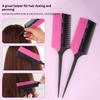 1 Pezzo Strumento per Colorazione Degradé da Salone Set Pennello Pettine per Tinte per Capelli 2 in 1 Per Meches Precise Pettine a Denti Fini Styling