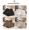 Women's High-Waist A-Line Wide-Leg Retro Shorts - Spring 2025 Korean & Hong Kong Style