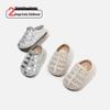 Spring 2026 Girls' First Walker Soft Sole Leather Slip-on Sandals
