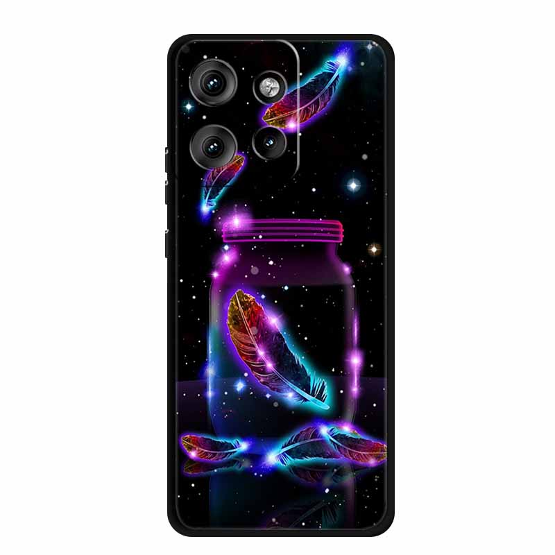 Pro pouzdro Moto Edge 50 Neo Luxusní měkké silikonové TPU pouzdra na telefon pro Motorola Edge 50 Neo Moto S50 5G Nárazuvzdorné kryty ve tvaru srdce Fundas