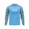 Men Women Quick Dry UV Protection Fishing Shirt Long Sleeve Hooded Summer Outdoor Sportswear UPF 50 Bamboo Fiber
