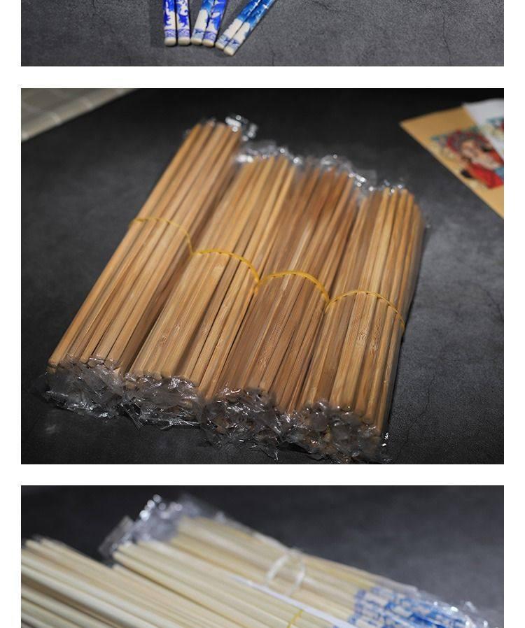 Convenient Hygienic Individually Packaged Bamboo Chopsticks for Takeaway & Fast Food Use