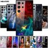 Tempered Glass Case For Samsung S25 Ultra Case Fashion Protect Hard Back Cover for Samusng S24 5G Cover Shockproof Coque S24Plus