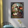 Full Embroidery Cotton Thread 14CT Printed Pterodactyl Cross Stitch 45x55cm