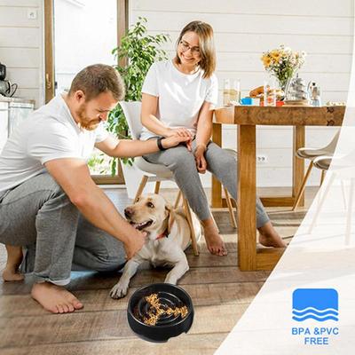 Dog Food Bowl Slow Feeder Slow Down Eating Dishes Anti-Slip Interactive Puppy Breed Eating Bowls For Small Large Dog Cat Pet