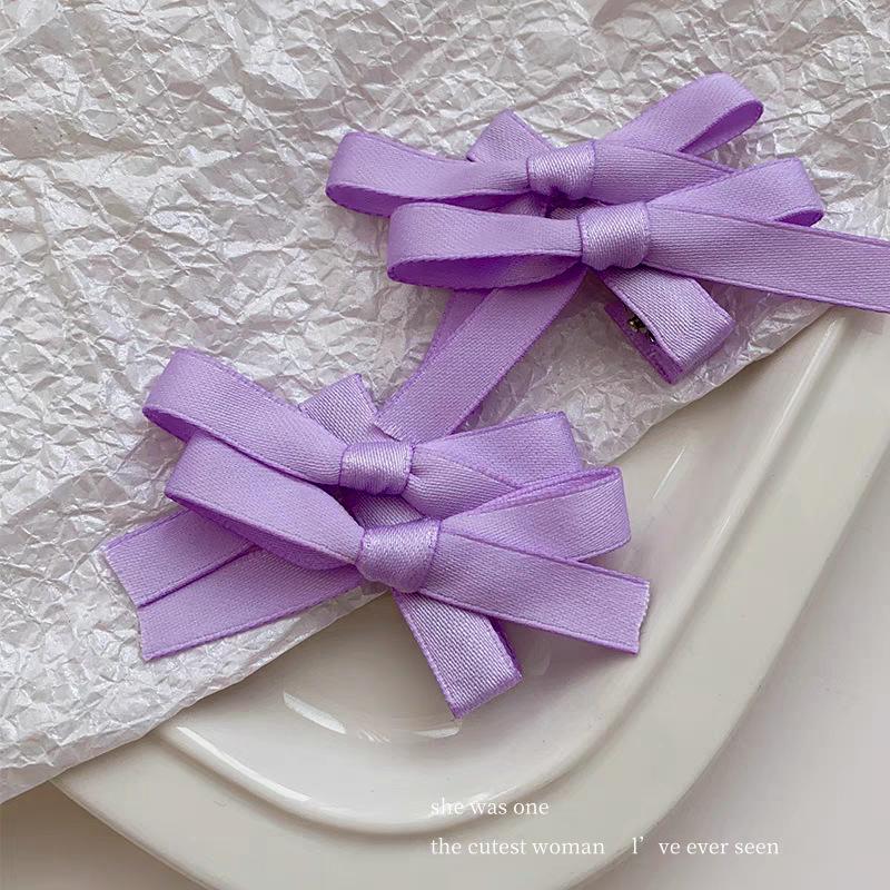 Süße Schleifen-Haarspange für Frauen & Babys - Entenschnabel-Haarnadel für seitliche Ponyfransen