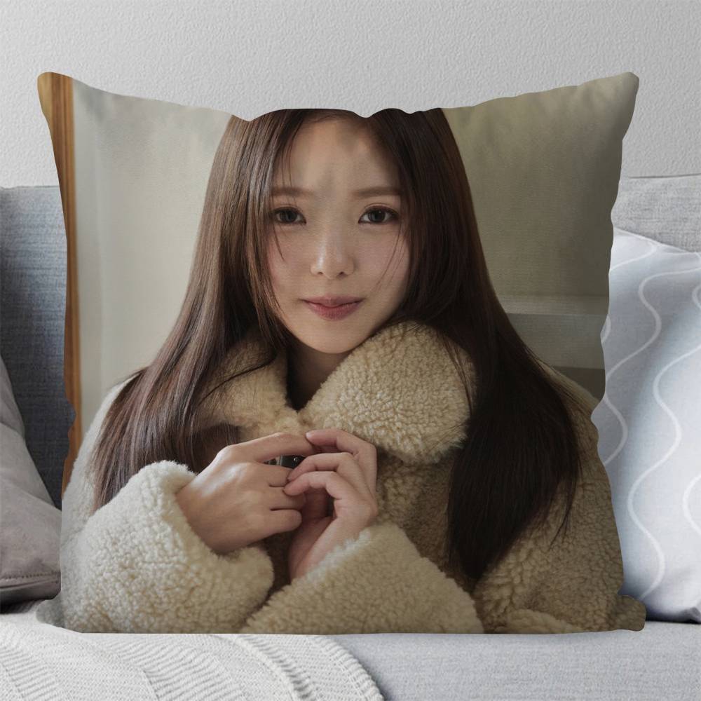 Korean Celebrity SSOOBIN CHAE Pillow Case Fashion Square Pillowcase Bedroom Sofa Room Ins Decoration Leisure