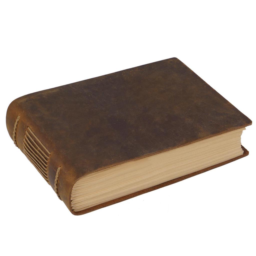 Caiet de schițe din piele naturală, lucrat manual: Caiet și jurnal retro din piele de vacă