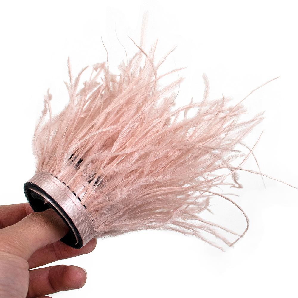 New Fairy Feather Ring Bracelet Ostrich Feather Feather Wrist Flower Ornaments Toys Stage Performance Tools