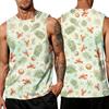 Men's Casual Sleeveless Tank Top Lightweight Basic Muscle Shirt Summer Beachwear Breathable Fabric Comfortable Fit