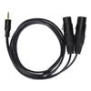 JORINDO Dual Female XLR To 3.5mm YSplitter Cable XLR Female To 1 8 Inch Jack Cable Cord