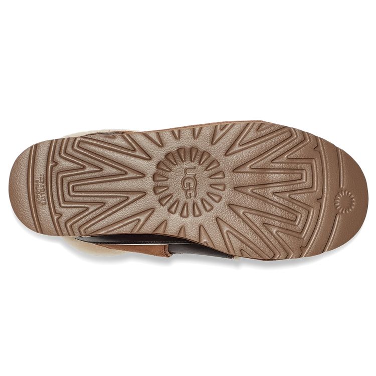 Feng Chen Wang X UGG Sandal One Strap Buckle Open Toe Fashion Slide Women Sandals Chestnut-Brown 1125206-CHE