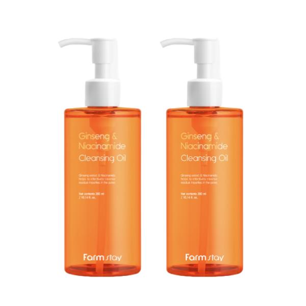 FarmStay Ginseng & Niacinamide Cleansing Oil (300ml / 10.14 Fl.oz.),  Deep Cleansing Foam (180ml / 6.08 Fl.oz.) (7 Options)