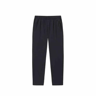 Life Series Sport Simple Solid Color Straight Leg Casual Pants Men Bottoms Black 152527501-3