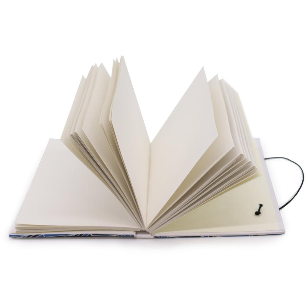 Notebook With Strap - Flowers in Same Garden