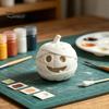 Ghost Theme Craft Supply 3D Printed Halloween Mummy Figurine, Blank DIY Paintable Bandage Pumpkin Statue, Personalized Decor Mini Desktop Ornament for