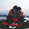 Black Blanket Fashion Custom Japan Japanese Omatsuri Kabuki Oni Demon Fox Devil Namahage Fudo Noh