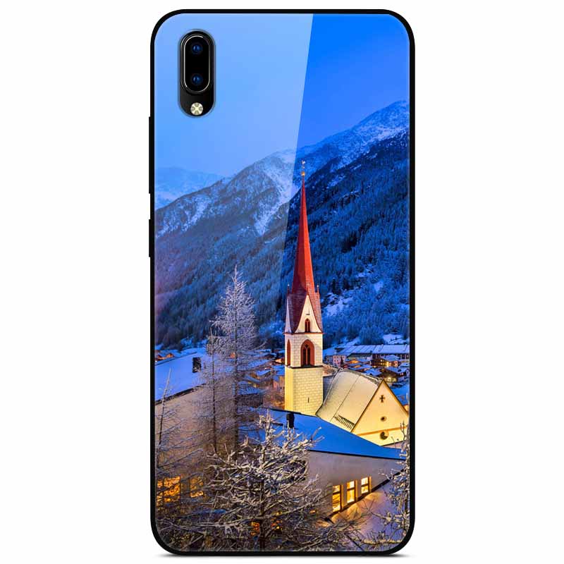 Für vivo V17 Hüllen V17 Pro Gehärtetes Glas Harte Rückseite Für Vivo V15 Pro Handyhülle Coque Für Vivo X50 Pro Lite Hülle X 50Lite