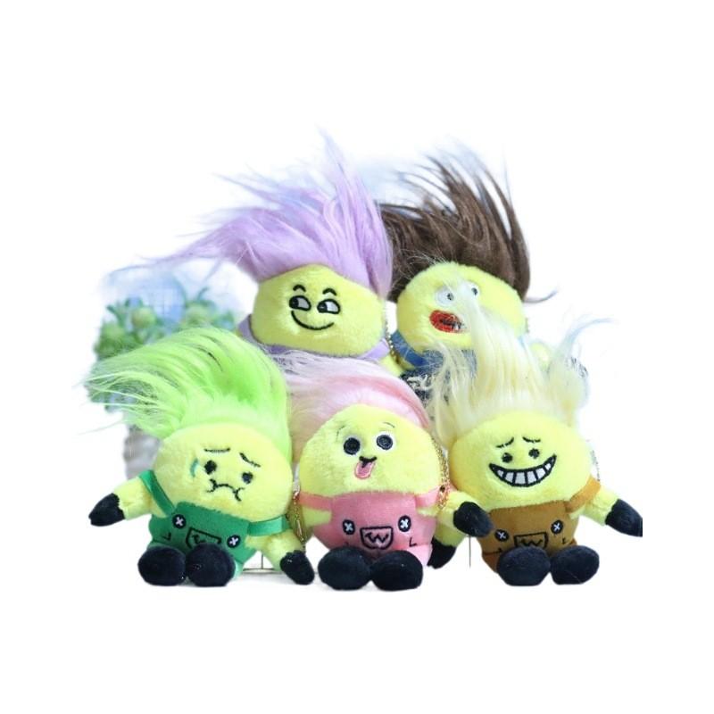 Charming Plush Toy Doll Keychain Soft And Cuddly For Backpacks And Bags