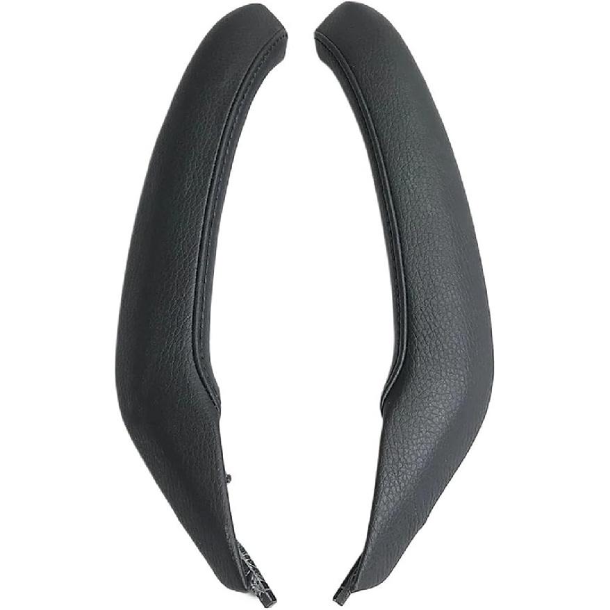 Door Handle Interior Car Left Right Passenger Door Handle Outer Cover Leather Trim Replacement Fit for BMW X3 X4 F25 F26 2010-2016 Interior Door