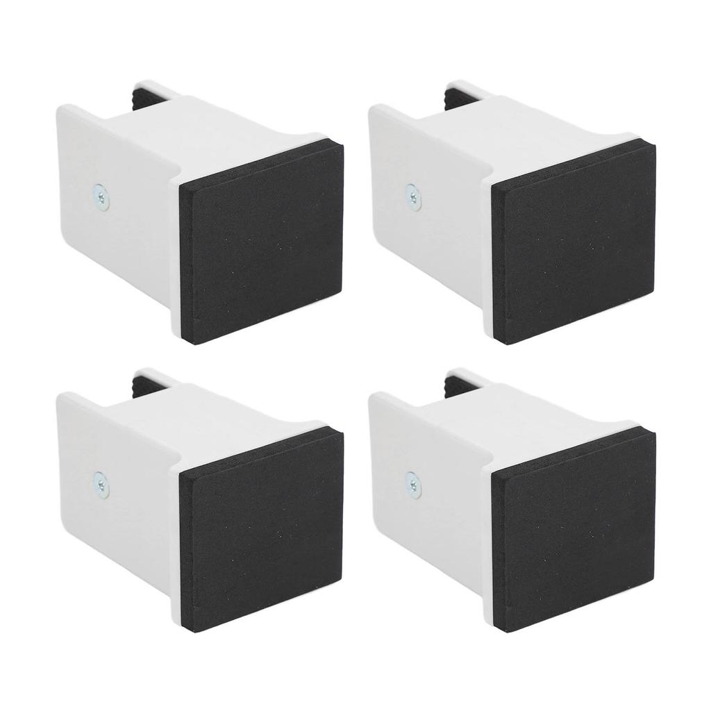 4pcs Adjustable Furniture Risers with Screw Clamp Rubber Bed Couch Risers for Heavy Duty Furniture