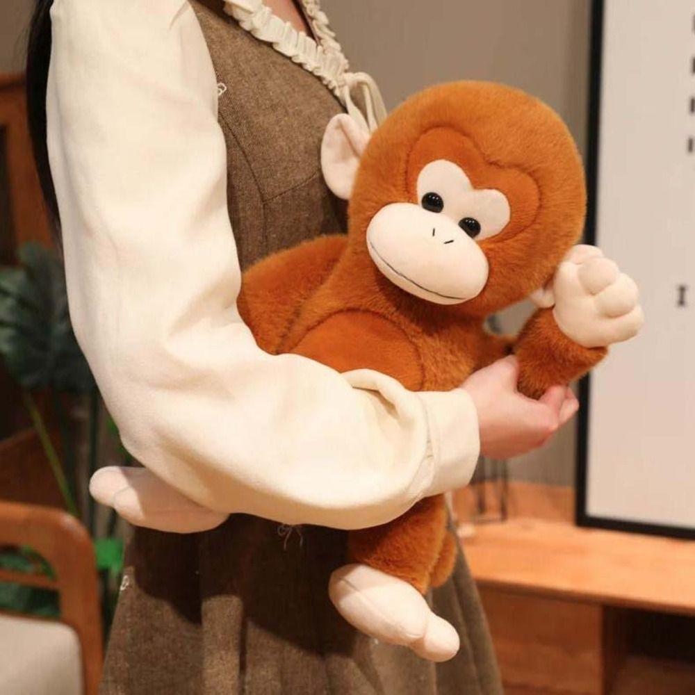 Birthday Gift Stuffed Monkey Simulation Cartoon Monkey Realistice 28/40Cm Orangutan Baby