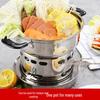 Zhishi Stainless Steel Alcohol Stove Hot Pot