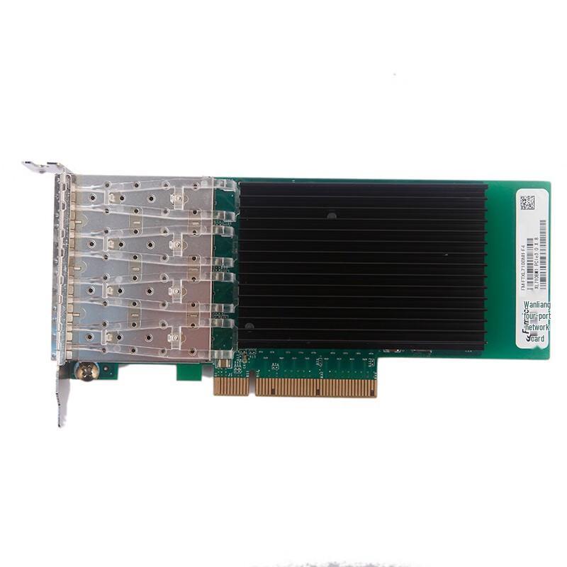 FEMRICE Intel XL710BM1 10G Quad-Port PCIe X8 Server Fiber Network Card