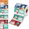 200-500pcs/Roll Christmas Stickers Christmas Decoration for Home 2025 Gift Wrapping Label StickerNavidadNatal New Year Gift 2026