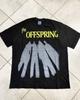 RARE Vintage 90s The Offspring Punk Rock Band Tee XL Black Tour UK USA Unisex T-Shirt