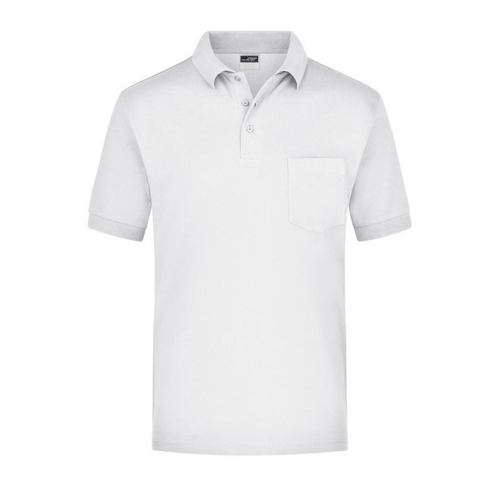 James and Nicholson Mens Pique Pocket Polo Shirt