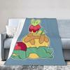 Appletun And Applin Blankets Soft Warm Flannel Throw Blanket Bedspread for Bed Living Room Picnic Travel Home Sofa