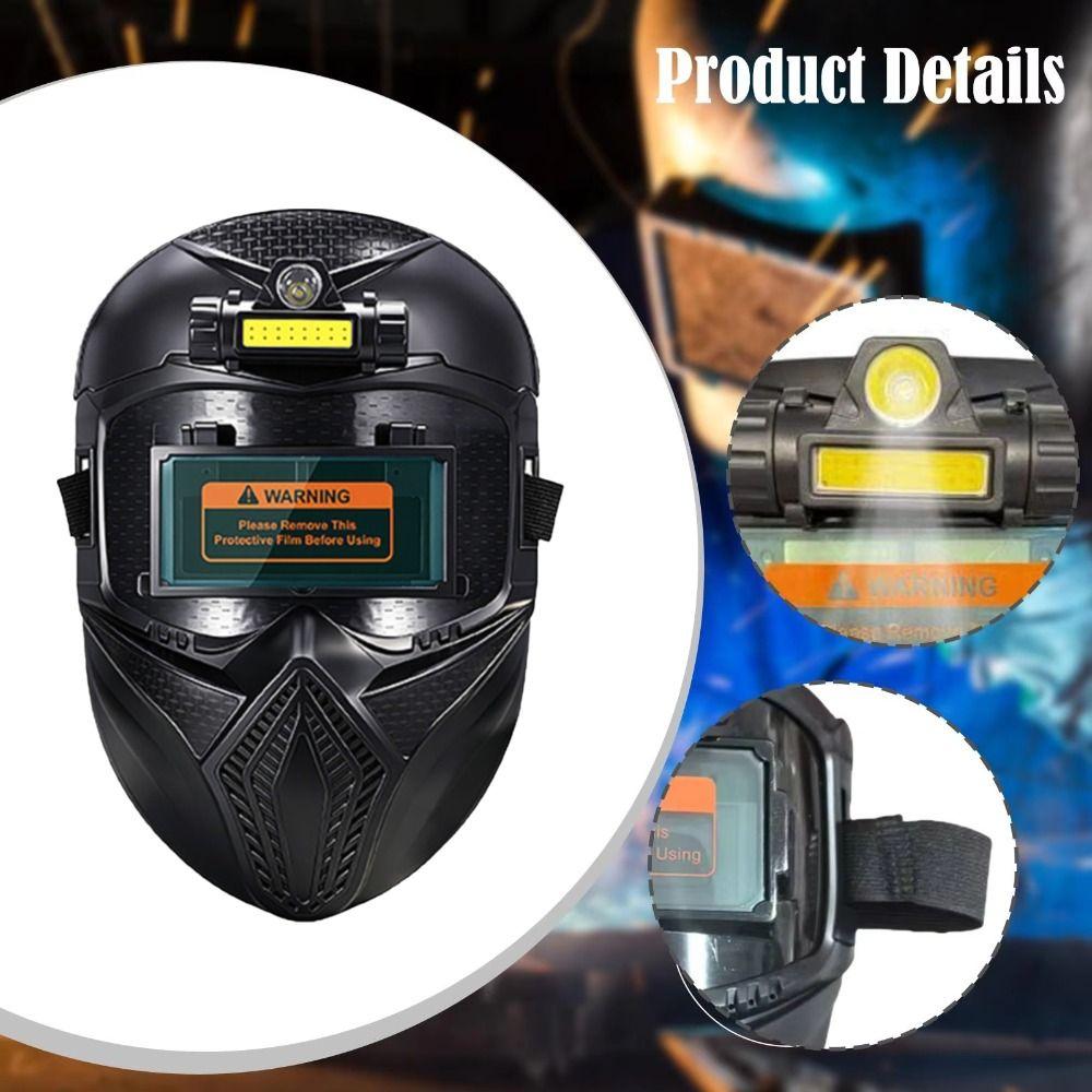 Premium Face Hood Color Auto Darkening Welding Helmet 0.01ms True Color Lens Welding Shield  DIY