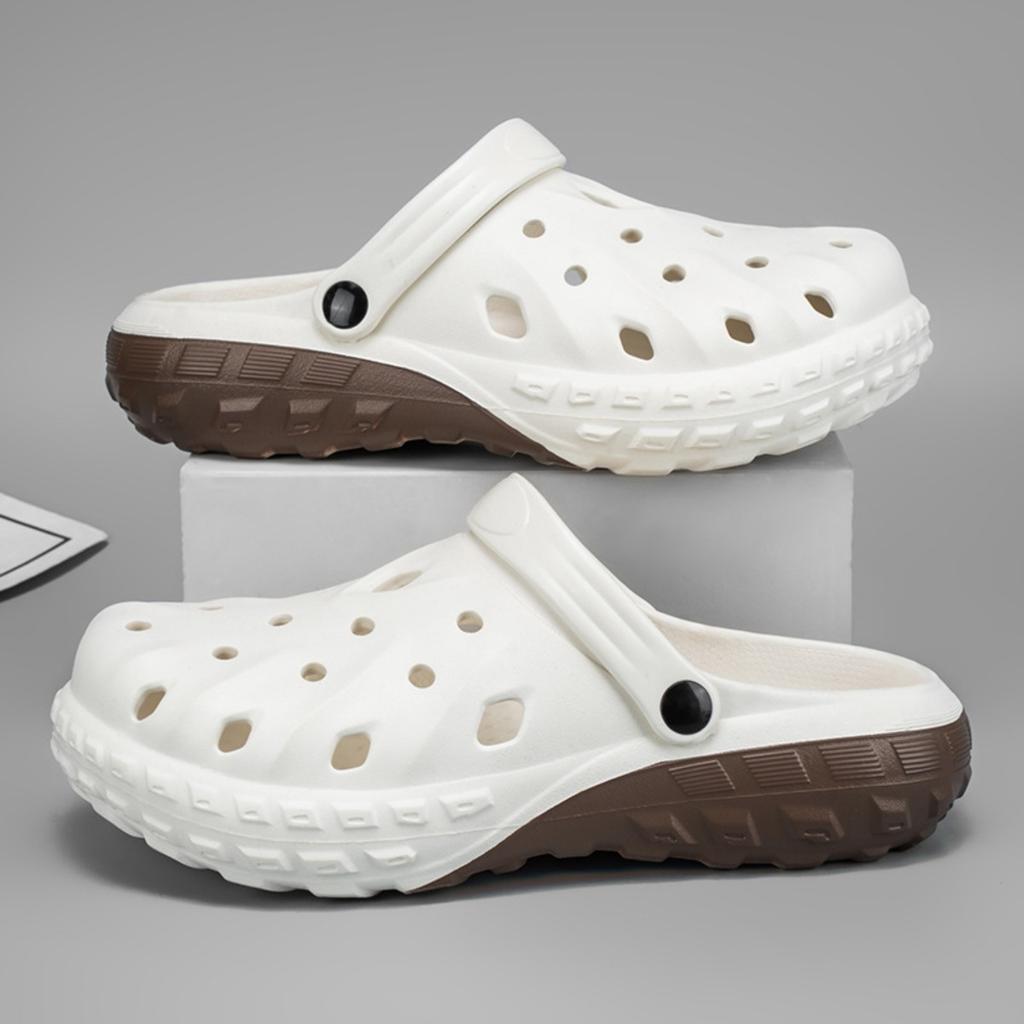 Men's, EVA Slippers, Thick Soled, Non Slip, Toe Over Slippers, Casual, Versatile, Beach Sandals