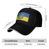 Cappellino da Baseball con Bandiera Ucraina per Uomo Donna, Cappellino Casual da Esterno, Cappello Estivo alla Moda con Protezione Solare, Regolabile
