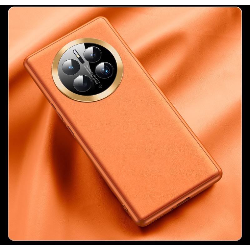 The Plain Leather Case of Huawei Mate50pro Is Suitable for The High-end 30-case Anti-drop Case of MATE40PRO