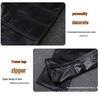 Men's Genuine Sheepskin Leather Pants - Warm Autumn/Winter Motorcycle Riders, Middle-aged & Elderly Outdoor Wear