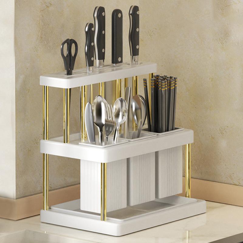 Kitchen Cutlery Holder Spoon Fork Chopstick Storage Rack Utensils Organizer Kitchen Countertop Box Rack